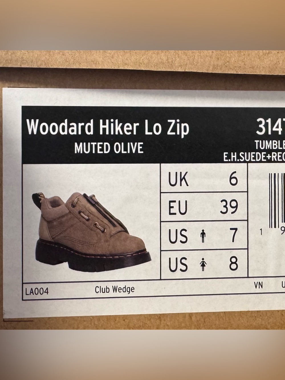 Hiker Lo Zip Men's Lo Zip Hiker - Muted Olive